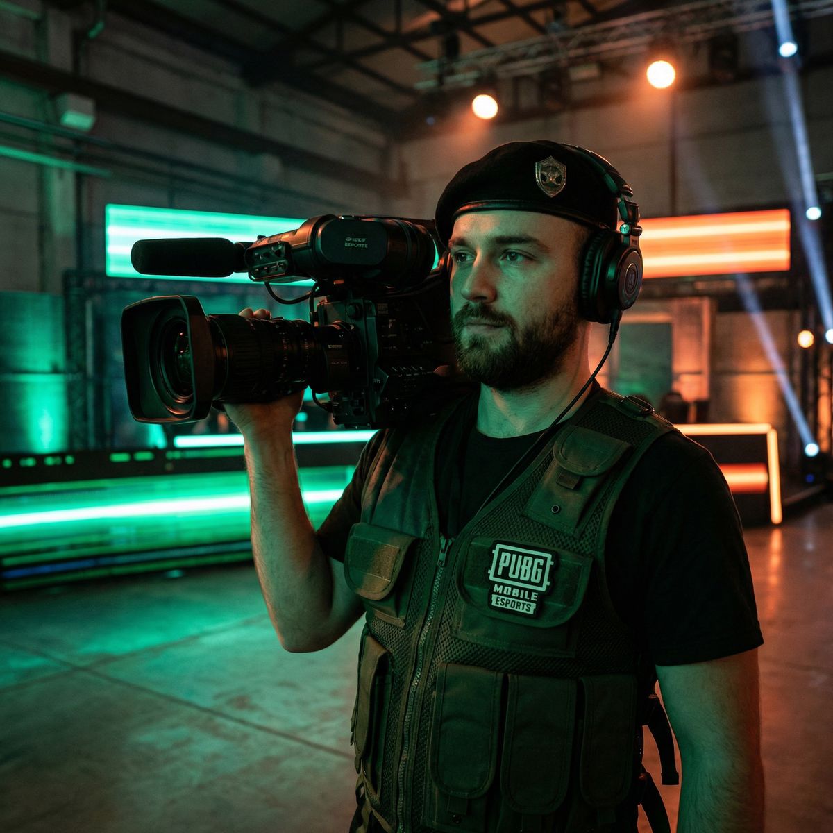 网红主播游戏摄影师