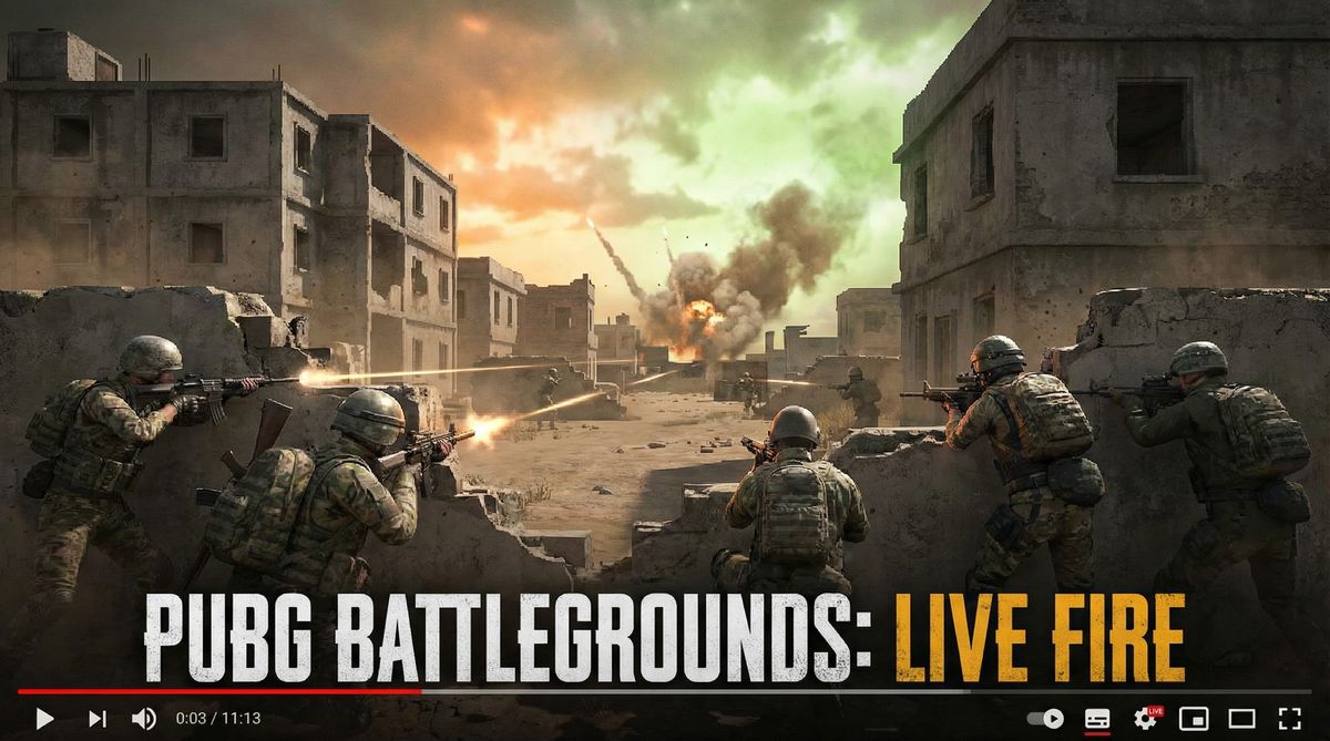 网红主播绝地求生城市巷战视频